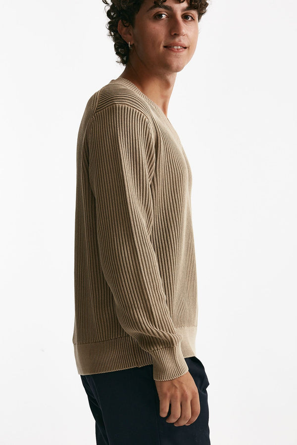 Maglia scollo a V cammello men Diana studio