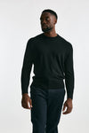 Maglia in lana e cashmere nero men Diana studio - 2