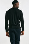 Maglia in lana e cashmere nero men Diana studio - 1