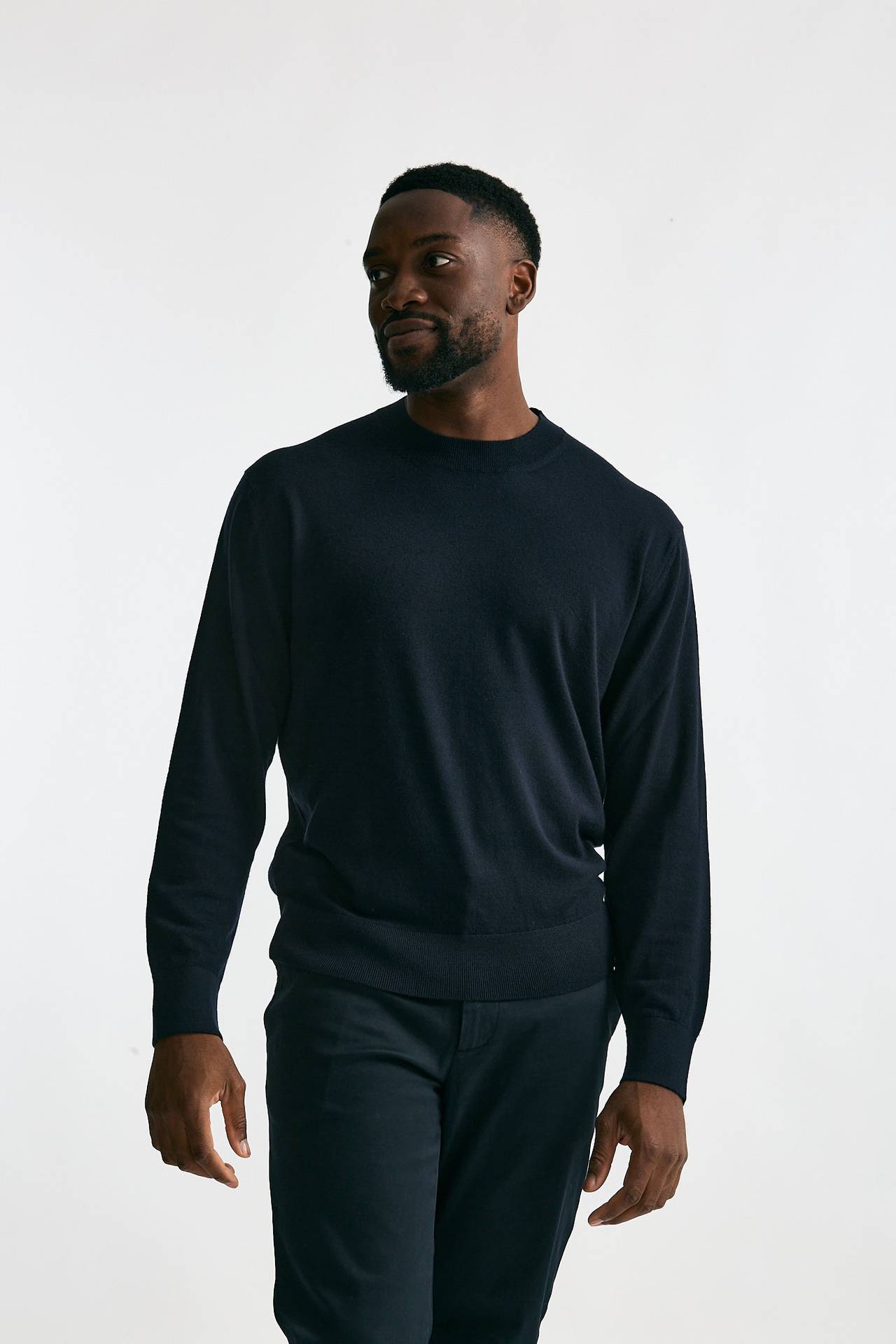 Maglia in lana e cashmere blu men Diana studio - 1