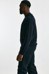 Maglia in lana e cashmere blu men Diana studio - 2