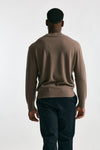 Maglia in lana e cashmere tortora men Diana studio - 4