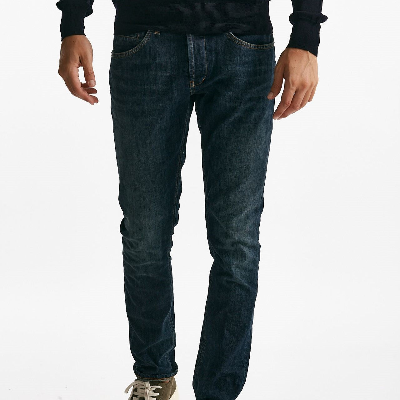 jeans george lavaggio scuro stone washed men Dondup - 8