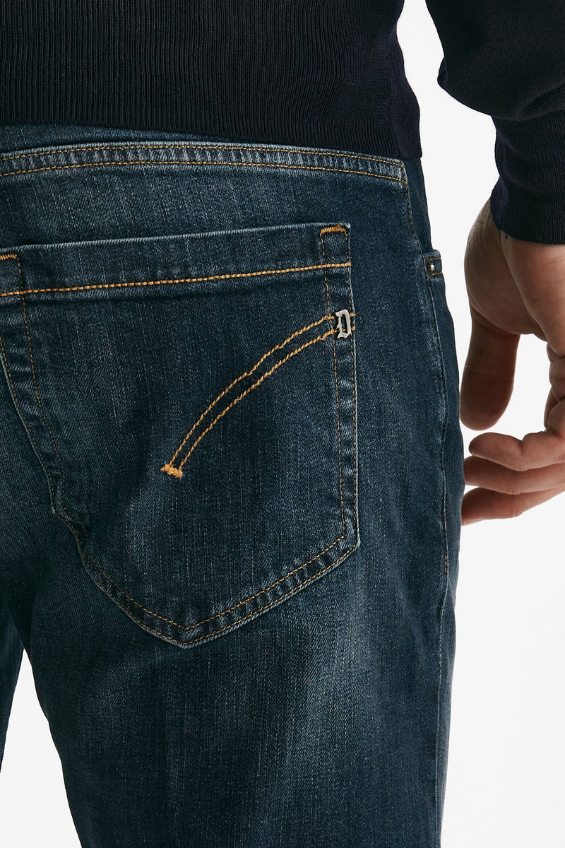 jeans george lavaggio scuro stone washed men Dondup - 7