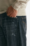 jeans paco lavaggio scuro blu/grigio men Dondup - 6