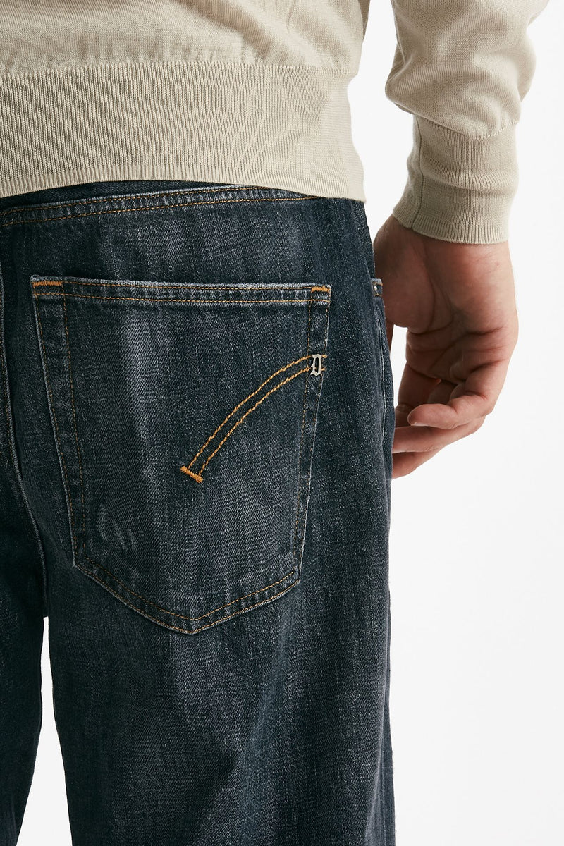 jeans paco lavaggio scuro blu/grigio men Dondup - 7