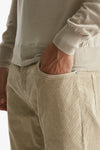 jeans brighton in velluto beige men Dondup - 6