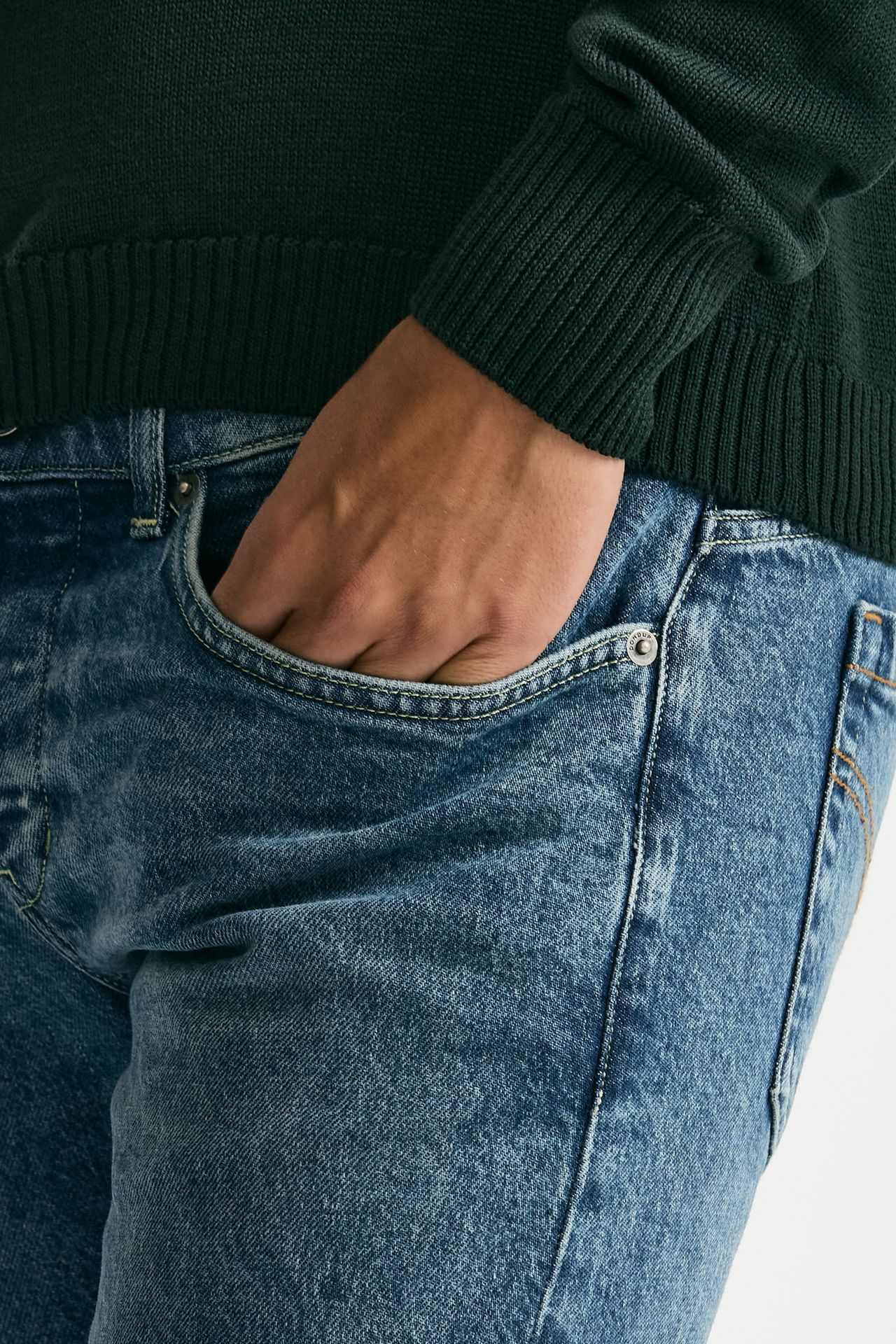 Jeans GEORGE lavaggio chiaro stone washed men Dondup - 5