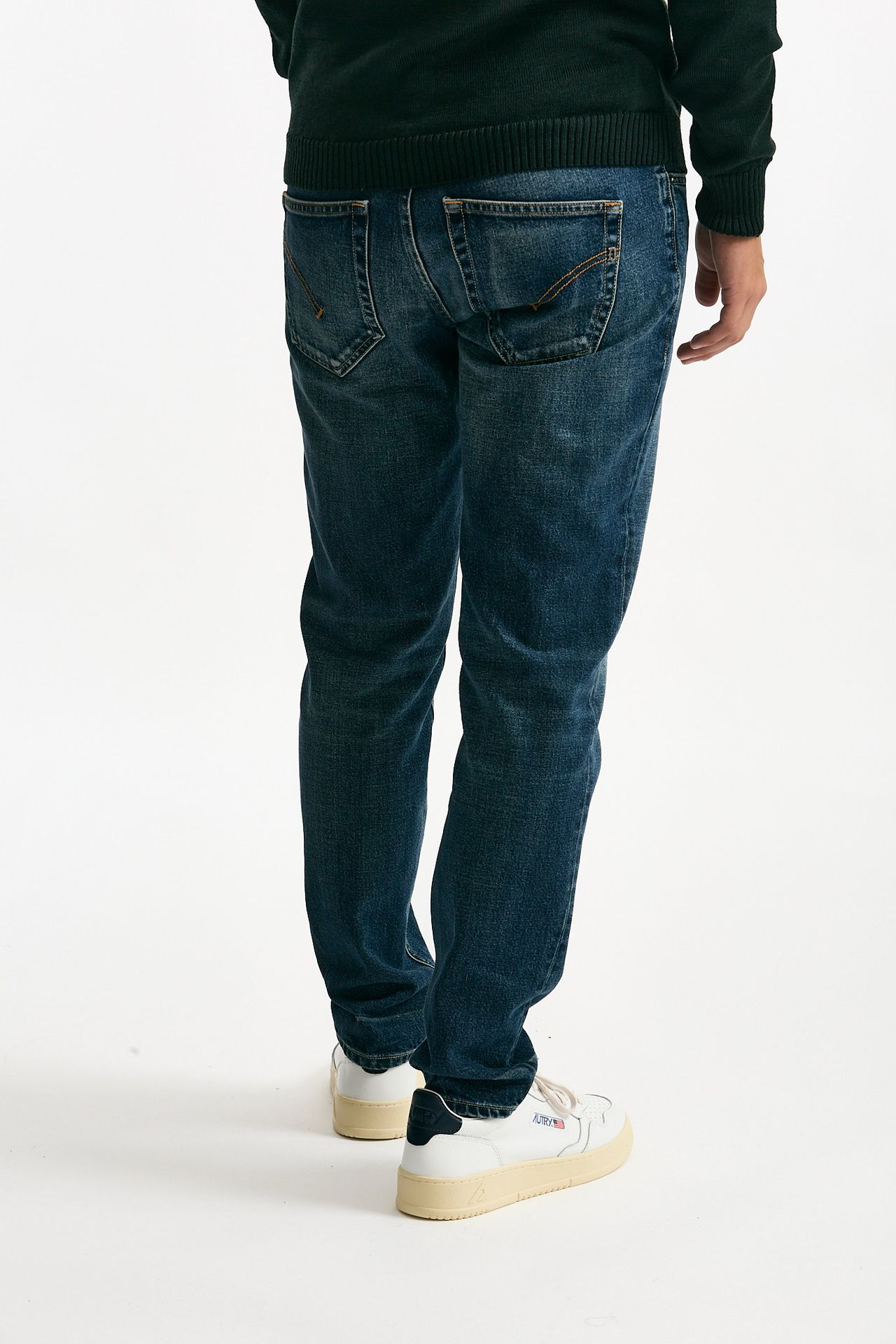 Jeans BRIGHTON lavaggio scuro stone washed men Dondup - 3