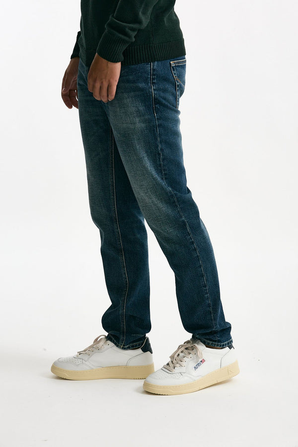 Jeans BRIGHTON lavaggio scuro stone washed men Dondup