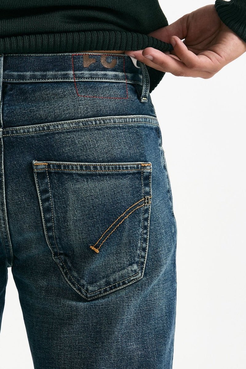 Jeans BRIGHTON lavaggio scuro stone washed men Dondup - 7