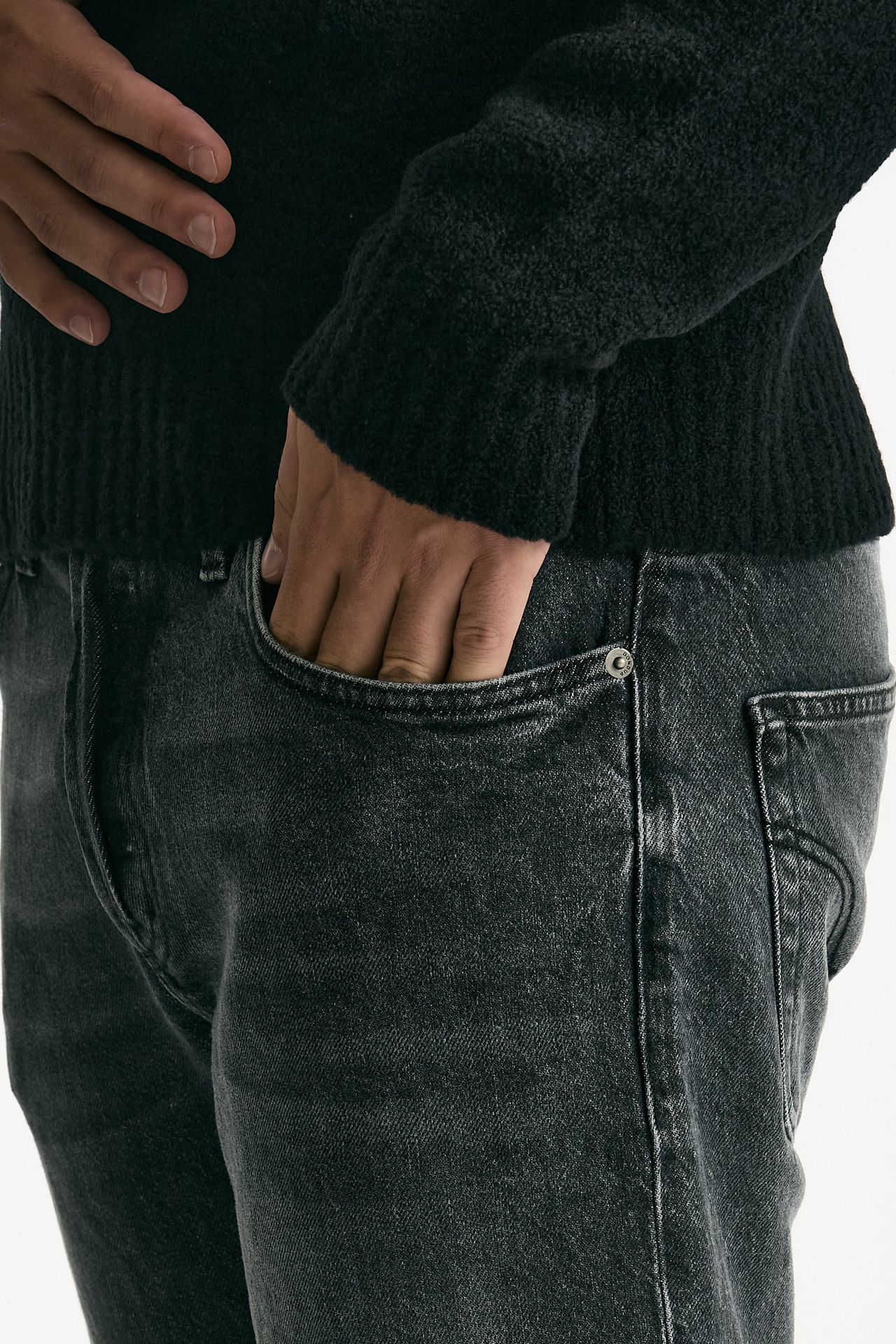 Jeans grigio BRIGHTON stone washed men Dondup - 5