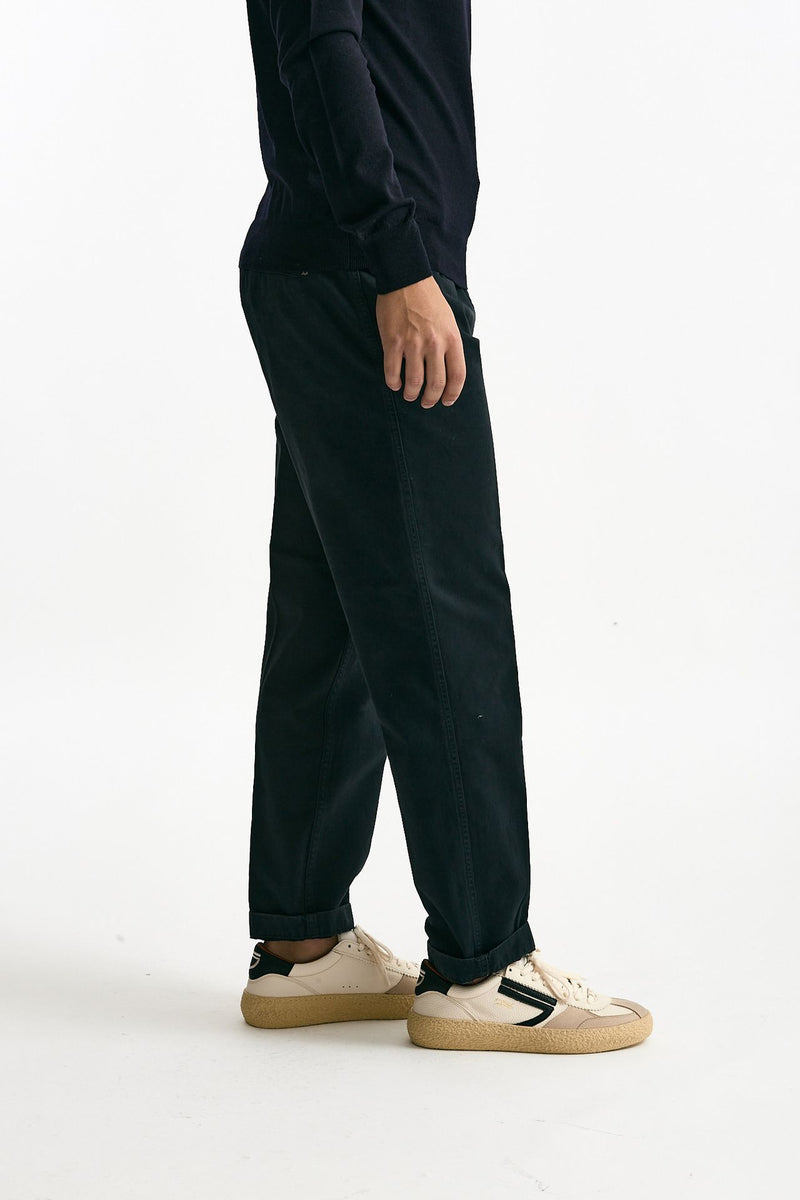 Pantalone ZYAN in cotone fermo blu men Dondup - 1