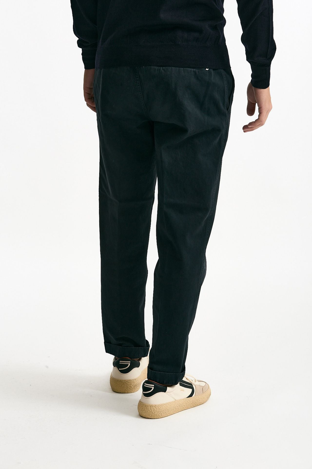 Pantalone ZYAN in cotone fermo blu men Dondup - 3