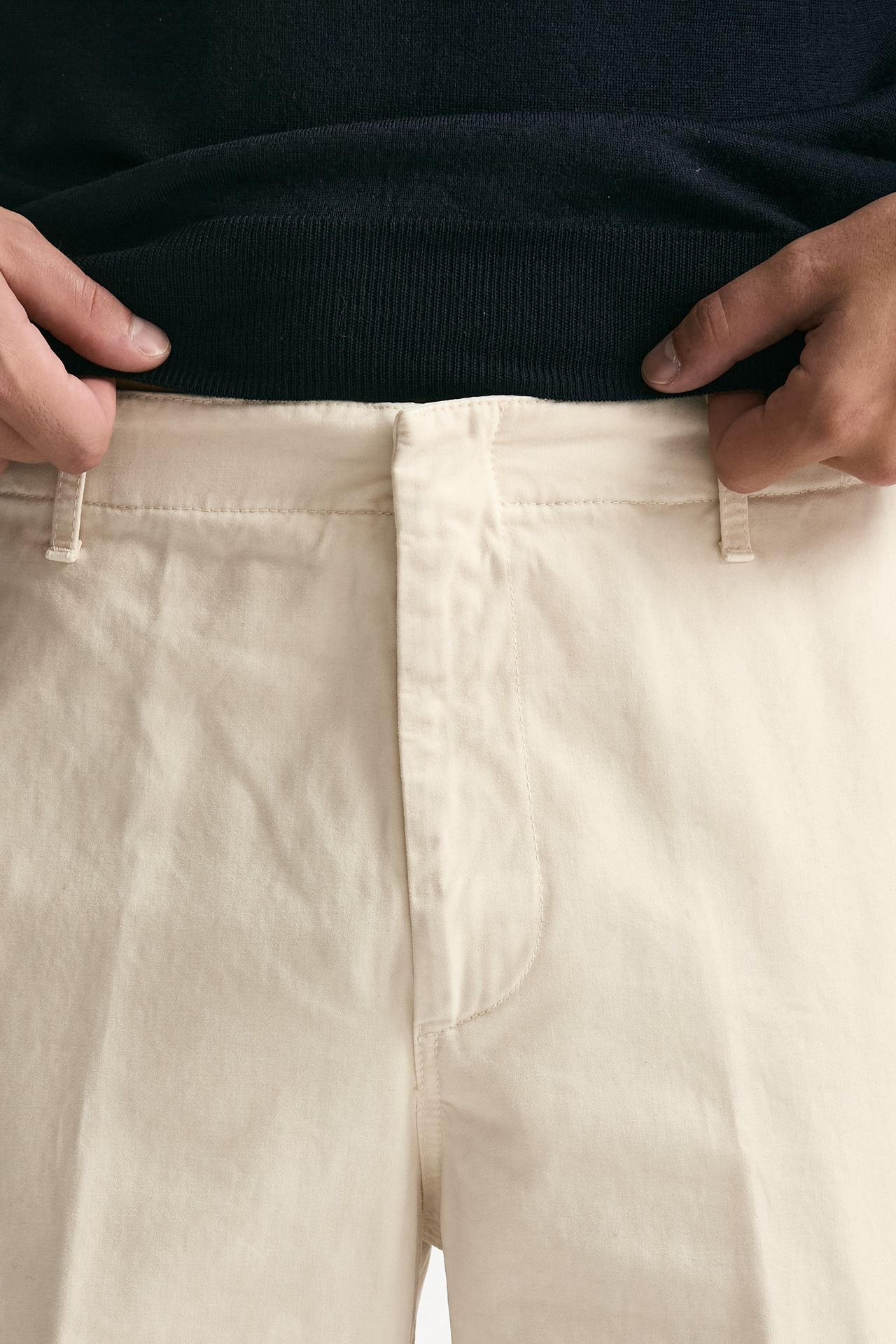 Pantalone ZYAN in cotone fermo panna men Dondup - 6