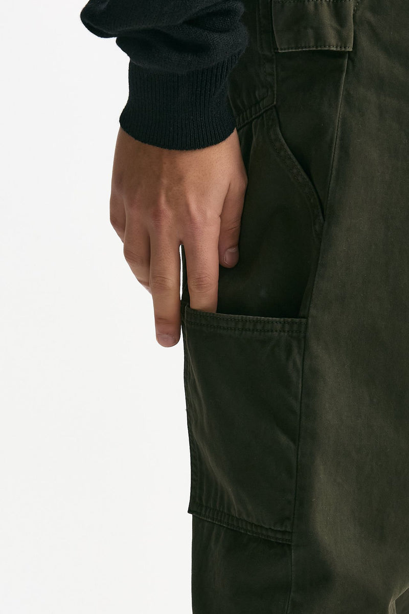 Pantalone BRIAN in cotone fermo militare men Dondup - 8