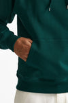 felpa cappuccio in cotone verde men Drôle de monsieur - 6