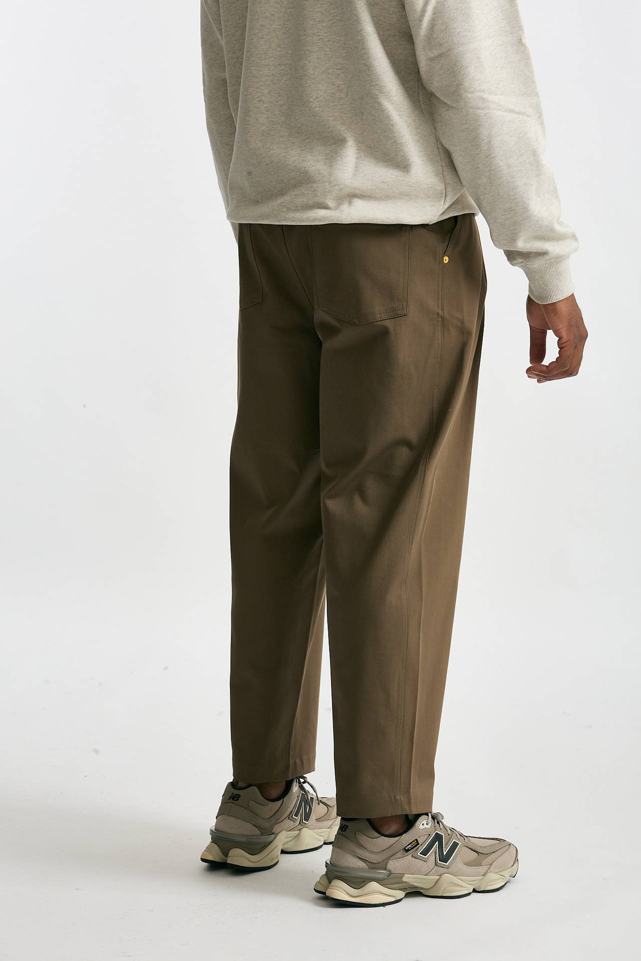 Pantalone cotone stretch cammello men Drôle de monsieur - 3