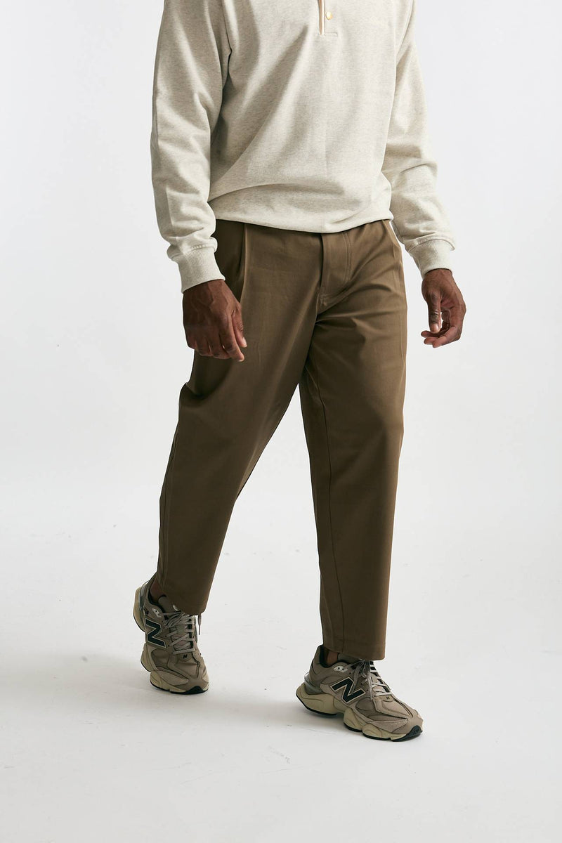 Pantalone cotone stretch cammello men Drôle de monsieur - 4