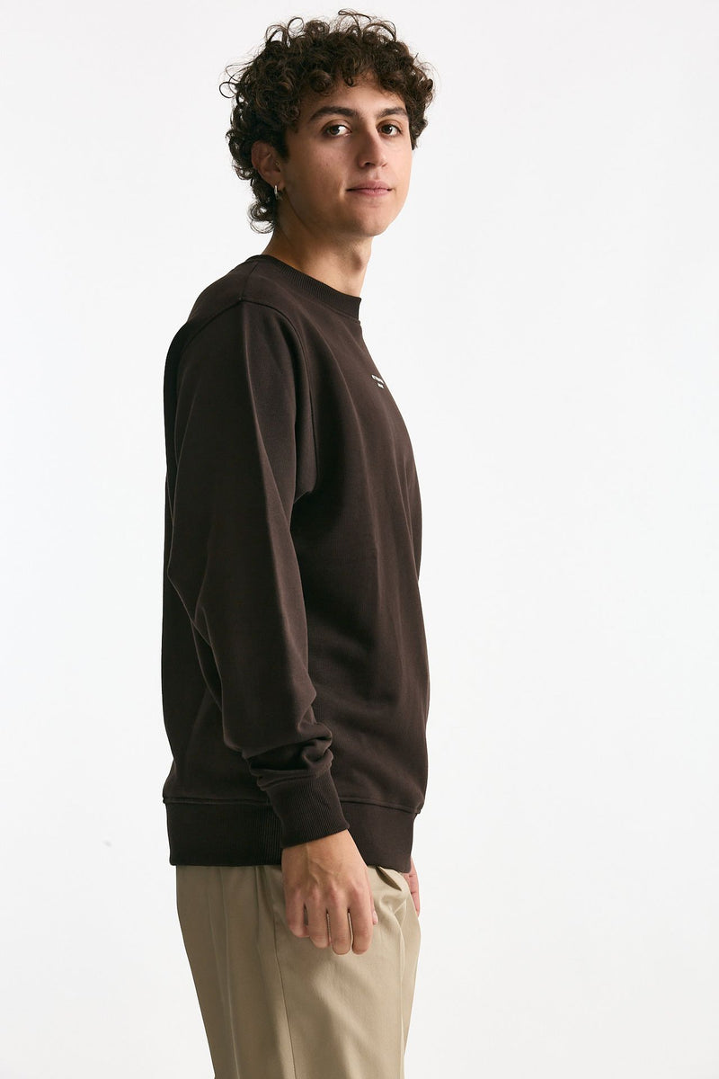 Felpa in cotone marrone men Drôle de monsieur - 3