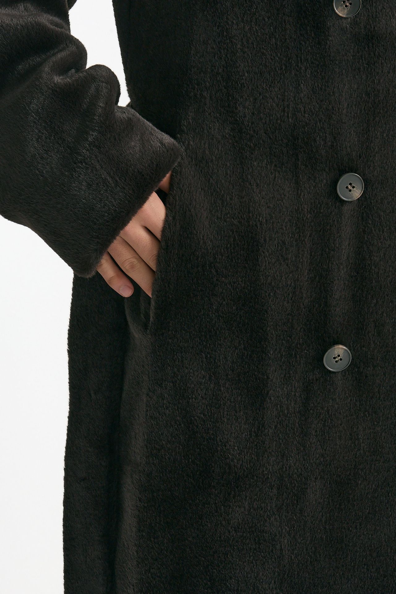 Eco pelliccia in poliestere marrone men Drôle de monsieur - 8