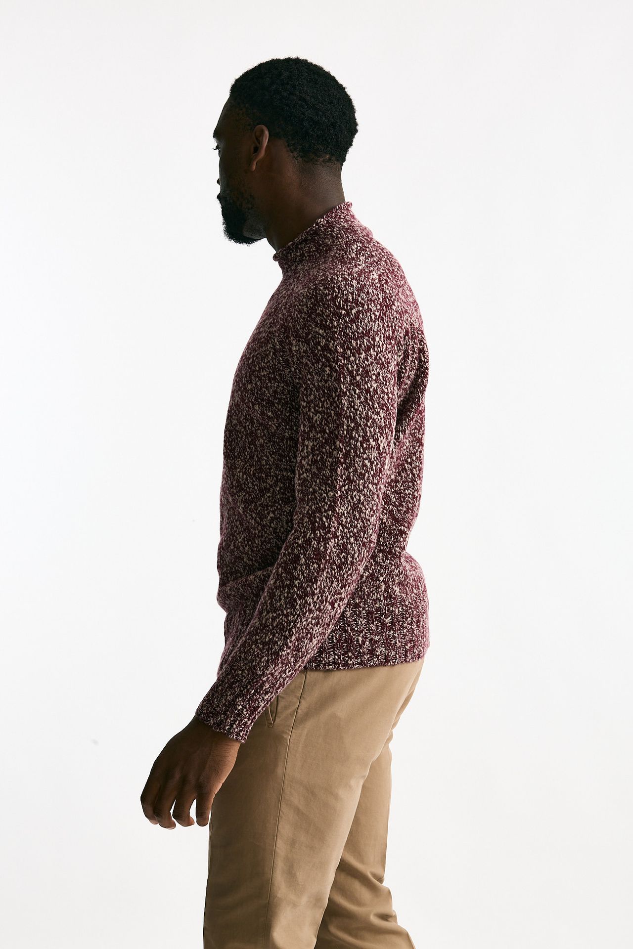 Maglia moulinè in cashmere e lana men Drumohr - 2