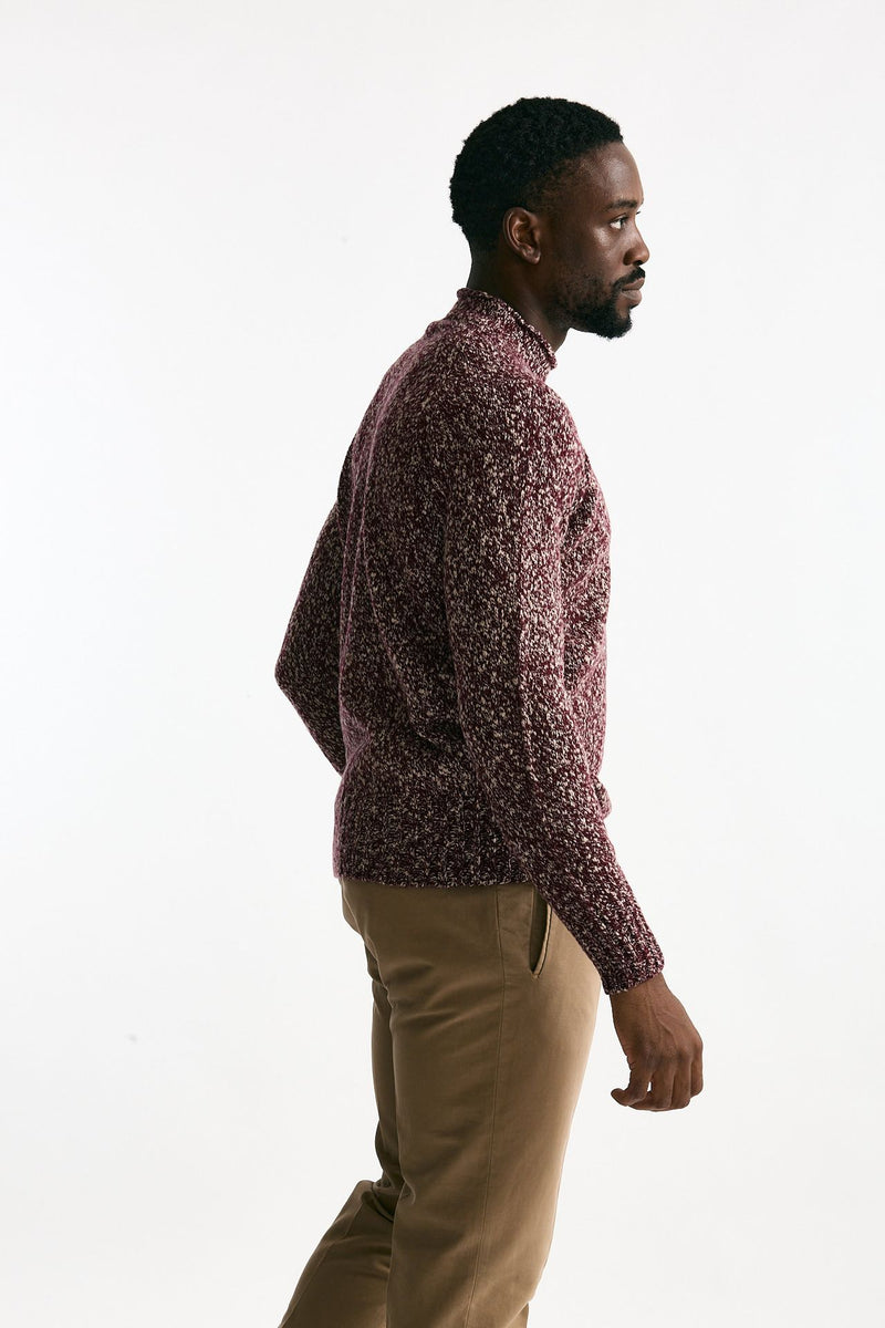 Maglia moulinè in cashmere e lana men Drumohr - 4