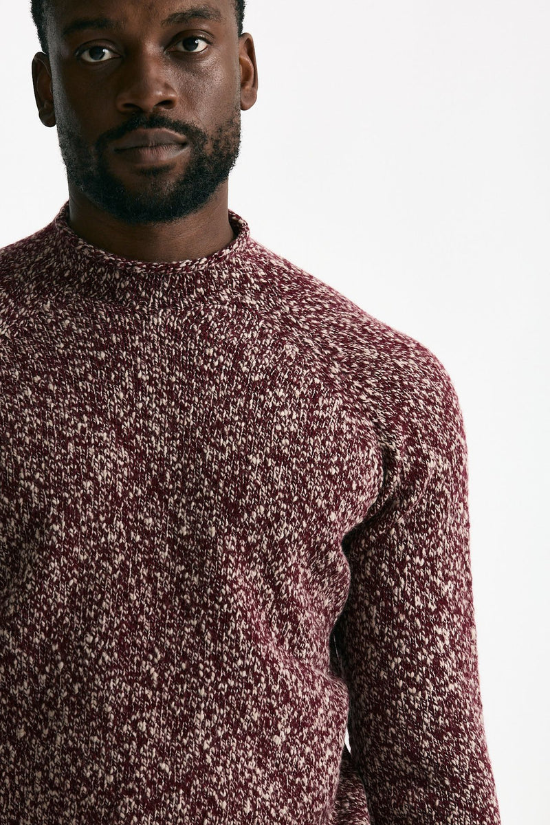 Maglia moulinè in cashmere e lana men Drumohr - 5