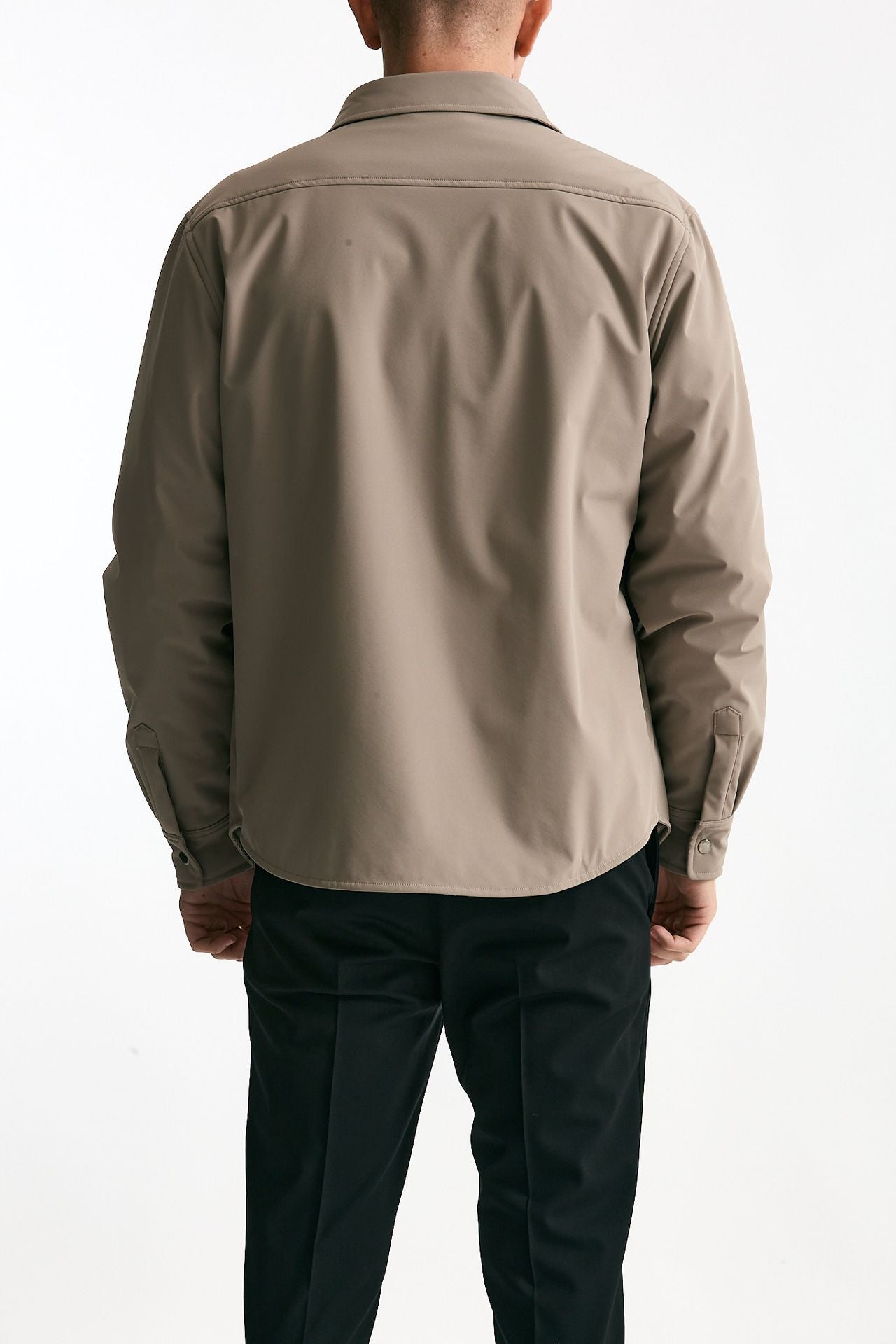 Giubbino in nylon stretch beige men Drumohr - 3