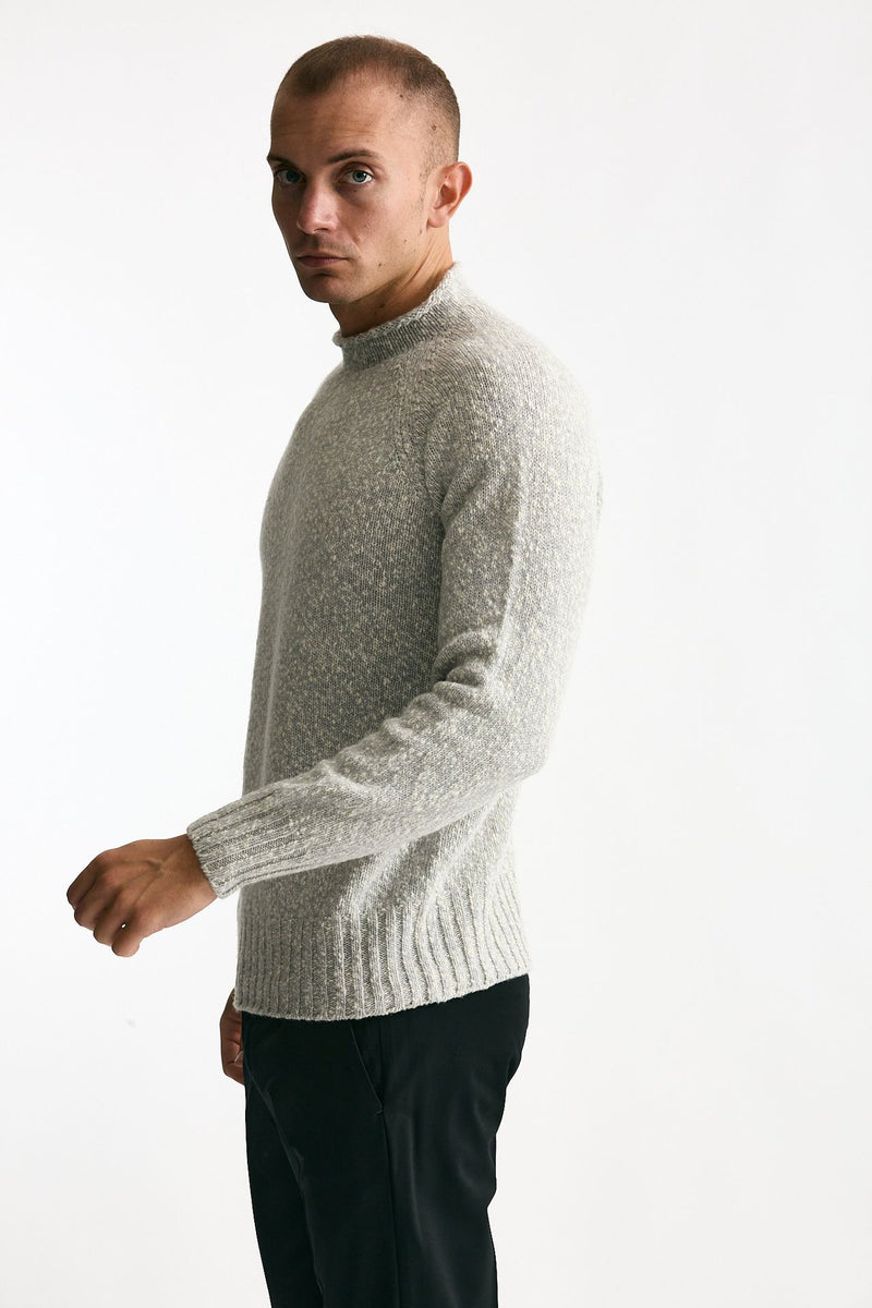 Maglia moulinè in cashmere e lana men Drumohr - 1