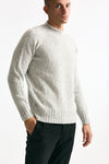 Maglia moulinè in cashmere e lana men Drumohr - 4