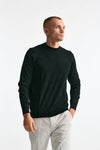Maglia MODERN in lana rasata antracite men Drumohr - 1
