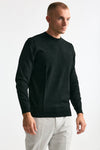 Maglia MODERN in lana rasata antracite men Drumohr - 4