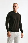 Maglia MODERN in lana rasata marrone men Drumohr - 1