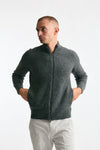 Maglia in lambswool grigio full zip men Drumohr - 1