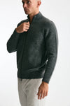 Maglia in lambswool grigio full zip men Drumohr - 2