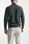Maglia in lambswool grigio full zip men Drumohr - 3