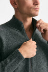 Maglia in lambswool grigio full zip men Drumohr - 5