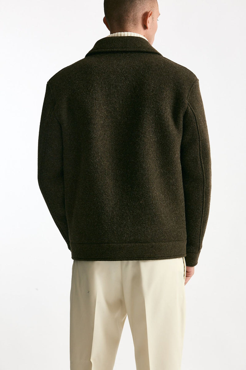 Giubbino foderato ARCHIVE verde militare men Fay - 3