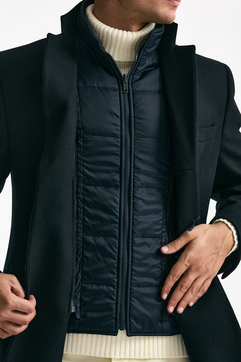 Cappotto FAY monopetto in lana e cashmere blu men Fay - 6