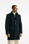 Cappotto FAY monopetto in lana e cashmere blu men Fay - 4