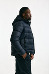 Piumino imbottito double front blu in nylon men Fay - 4