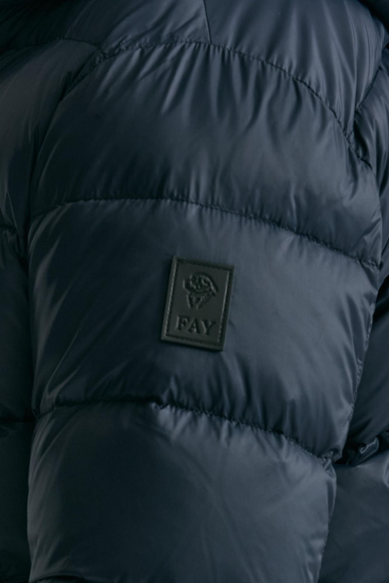 Piumino imbottito double front blu in nylon men Fay - 10