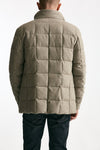 Piumino-giacca trapuntato in flanella di lana beige men Fay - 3