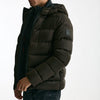 Piumino imbottito double front in nylon marrone men Fay - 10
