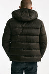 Piumino imbottito double front in nylon marrone men Fay - 4