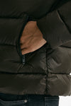 Piumino imbottito double front in nylon marrone men Fay - 8