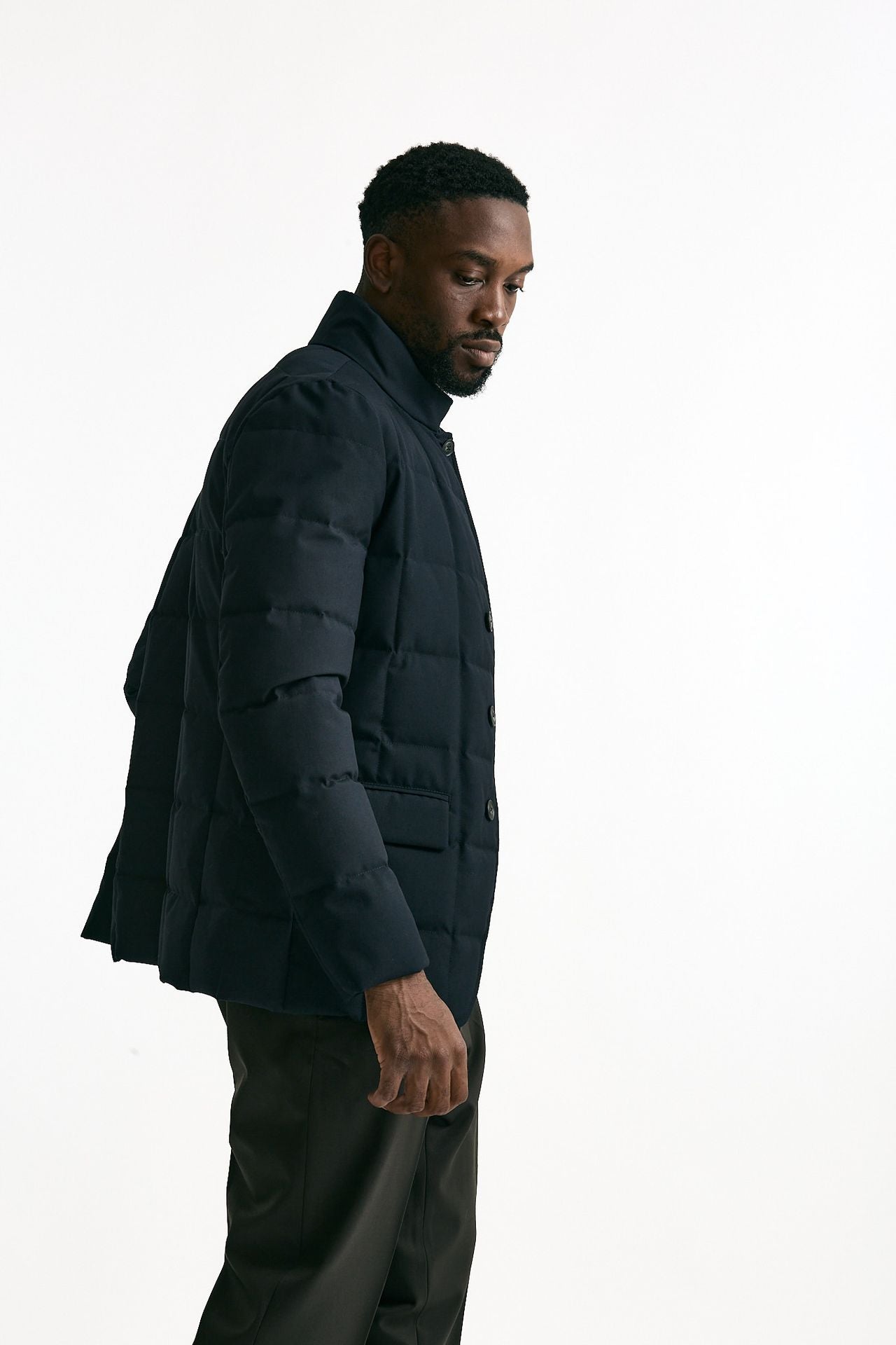 Piumino giacca double front blu men Fay - 4