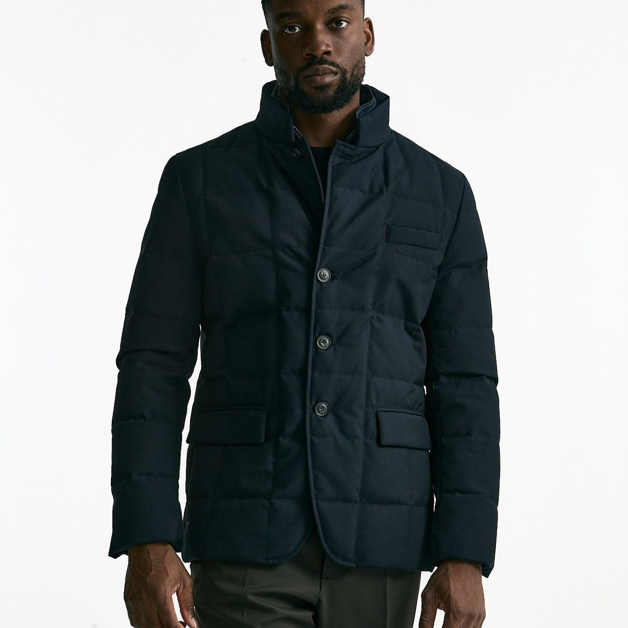 Piumino giacca double front blu men Fay - 10