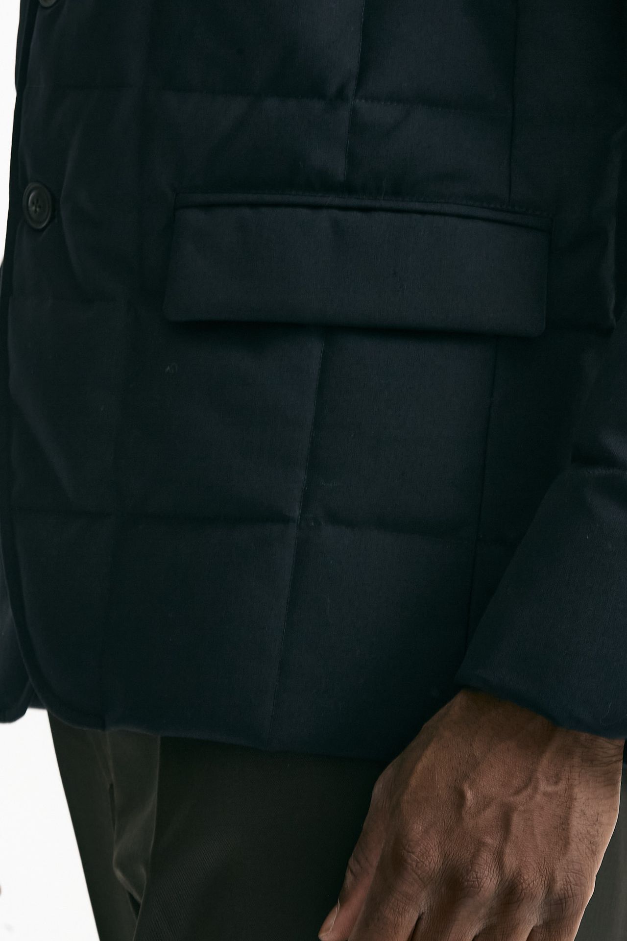 Piumino giacca double front blu men Fay - 8